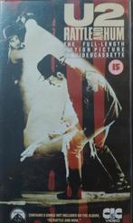 Vhs U2 Rattle and hum,the best of 1980-1990, Cd's en Dvd's, Ophalen of Verzenden, Zo goed als nieuw