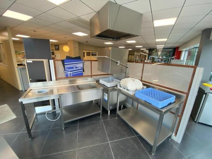 plonge en inox avec poubelle à pédale, Huis en Inrichting, Woonaccessoires | Prullenbakken, Nieuw, Inox, Met pedaal, Ophalen