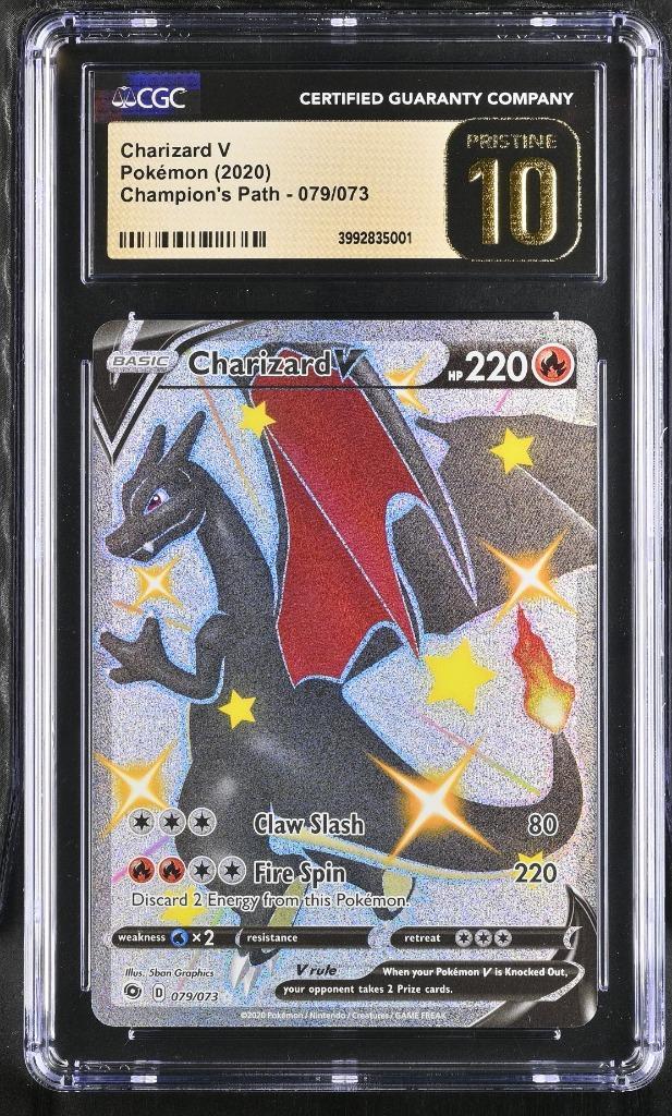 charizard v champions path 079/073, Hobby en Vrije tijd, Verzamelkaartspellen | Pokémon, Nieuw, Losse kaart, Foil, Ophalen of Verzenden