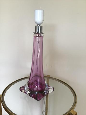 Val Saint Lambert lamp kristal beschikbaar voor biedingen