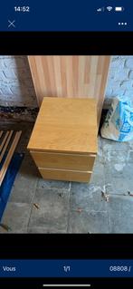 Table de chevet ikea, Ophalen, 55 tot 70 cm, Hout, 65 cm of meer