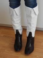 Feestkledij - LA MARTINA laarzen - leder- mt 41 - als nieuw, Kleding | Dames, Hoge laarzen, Wit, Ophalen of Verzenden, Zo goed als nieuw