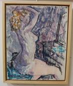 Marguerite ANTOINE, aan de kaptafel, Antiek en Kunst, Kunst | Schilderijen | Klassiek, Ophalen of Verzenden