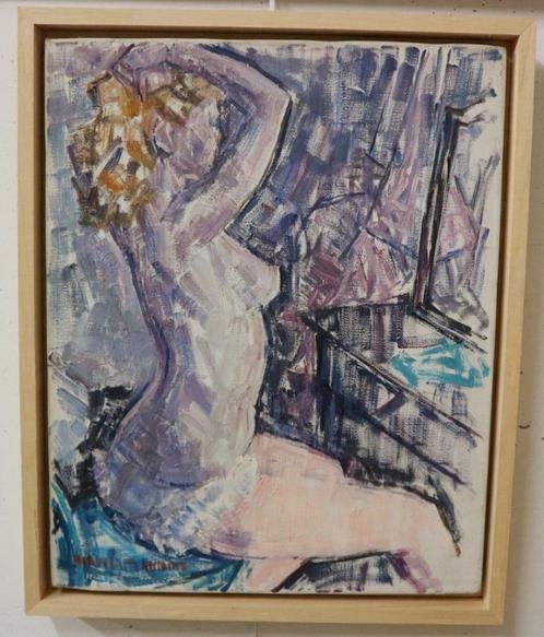 Marguerite ANTOINE, aan de kaptafel, Antiek en Kunst, Kunst | Schilderijen | Klassiek, Ophalen of Verzenden