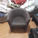 2 fauteuils donkerbruin, Ophalen, Zo goed als nieuw