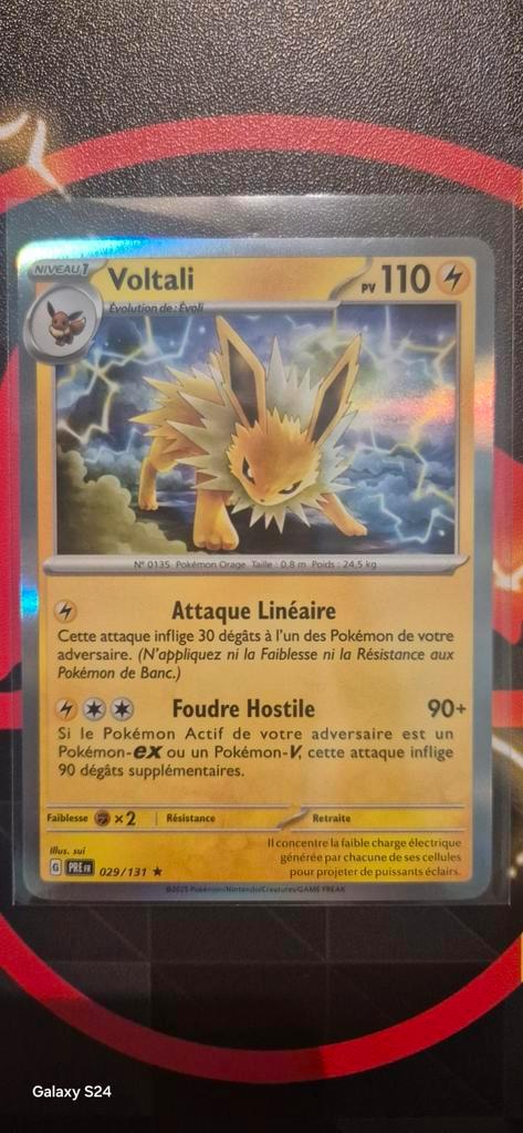 Voltali, Hobby en Vrije tijd, Verzamelkaartspellen | Pokémon, Nieuw, Losse kaart, Ophalen of Verzenden