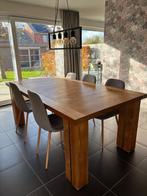 Eetplaats massief teak, Ophalen, Gebruikt, Modern teak