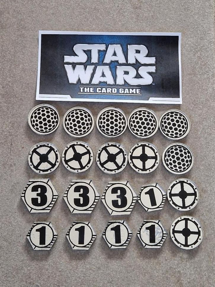 Star Wars The Card game Complete Set Mirrored Silver LCG JCE, Hobby en Vrije tijd, Gezelschapsspellen | Kaartspellen, Zo goed als nieuw