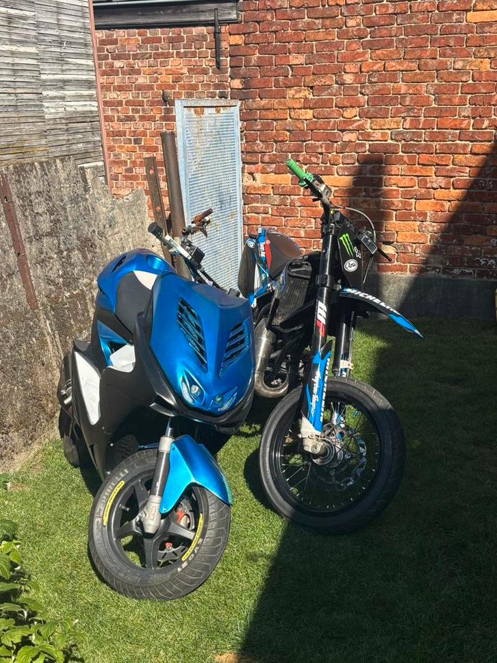 Aerox, Fietsen en Brommers, Scooters | Yamaha, Zo goed als nieuw, Aerox, Klasse B (45 km/u), Benzine, Ophalen