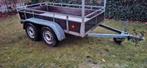 Dubbelasser aanhangwagen 750kg Remorque, Auto diversen, Aanhangers en Bagagewagens, Ophalen of Verzenden, Gebruikt