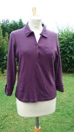 mooi polo shirt bordeaux paars kleine drukknoopjes Cassis 3, Kleding | Dames, T-shirts, Cassis, Paars, Ophalen of Verzenden, Zo goed als nieuw