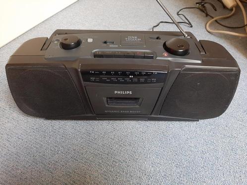 Philips AQ5212 radio-cassetterecorder Demotoestel Nieuwstaat, TV, Hi-fi & Vidéo, Radios, Comme neuf, Radio, Enlèvement ou Envoi