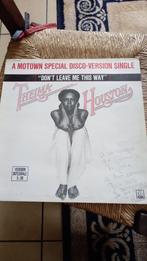 Vinyl (maxi 45t) thelma Houston " don't leave me this way", Ophalen, 1980 tot 2000, Gebruikt