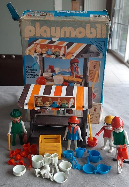 Vintage playmobil 3486 markt (1980), Kinderen en Baby's, Speelgoed | Playmobil, Ophalen of Verzenden