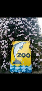 Emaille reclame bord Zoo Antwerpen, Verzamelen, Ophalen of Verzenden, Reclamebord