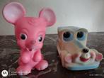 2 rubberen piepertjes - Vintage, Ophalen, Gebruikt