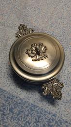 BOBONNIÈRE EN ÉTAIN AVEC COUVERCLE, Enlèvement ou Envoi