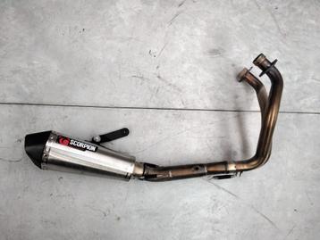 Ligne complète Scorpion MT07 2023  beschikbaar voor biedingen