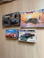 Modelbauw 4 stuks, Hobby en Vrije tijd, Modelbouw | Auto's en Voertuigen, Ophalen, Zo goed als nieuw