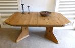 prachtige deense uitschuifbare  brutalistisch eeettafel, Huis en Inrichting, Tafels | Eettafels, Ophalen, 200 cm of meer, Brutalistisch