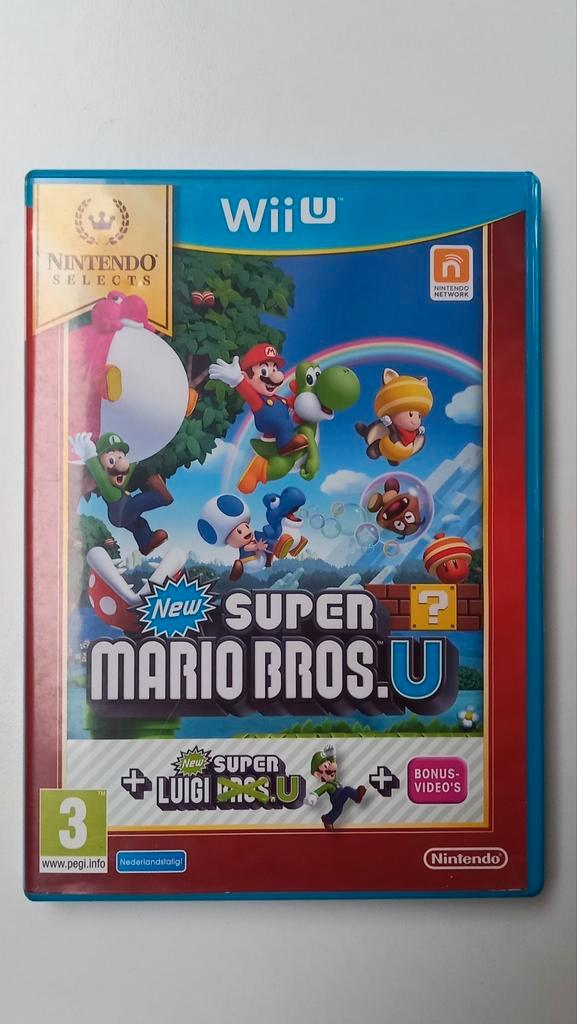 New Super Mario Bros. and Luigi U (Selects) - Wii U, Games en Spelcomputers, Games | Nintendo Wii U, Zo goed als nieuw, Platform