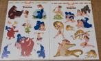 Tarzan: mini-stickers, Collections, Enlèvement ou Envoi, Comme neuf, Bande dessinée ou Dessin animé