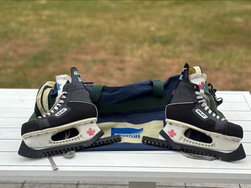 Bauer Premier schaatsen, maat 40-41, Sport en Fitness, Ophalen, Gebruikt, IJshockeyschaatsen, Bauer