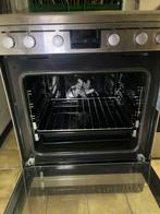 Keramische kookplaat met elektrische oven, Elektronische apparatuur, Fornuizen, Ophalen, Keramisch, 4 kookzones, Zo goed als nieuw