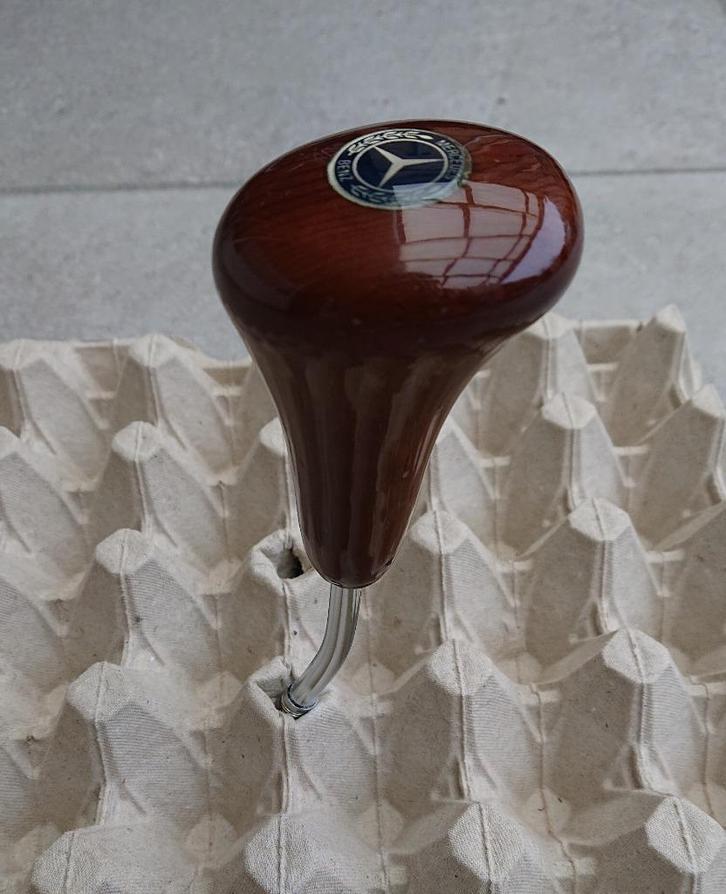 Mercedes w124 w126 w201 Houten pook met MB-STER automaat, Auto-onderdelen, Dashboard en Schakelaars, Mercedes-Benz, Oldtimer onderdelen