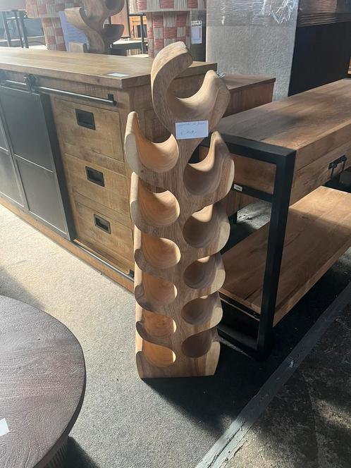 Wijnrek suarhout (outlet), Huis en Inrichting, Woonaccessoires | Wijnrekken, Zo goed als nieuw, Ophalen