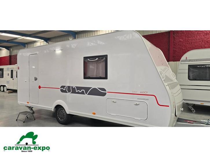 STERCKEMAN 460 CP EASY ANNIVERSARY, Caravans en Kamperen, Caravans, Bedrijf, tot en met 4, 750 - 1000 kg, Sterckeman, 4 tot 5 meter