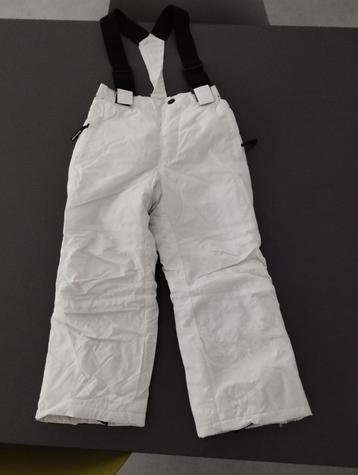 Snowpeak skibroek wit – maat 4 kind beschikbaar voor biedingen