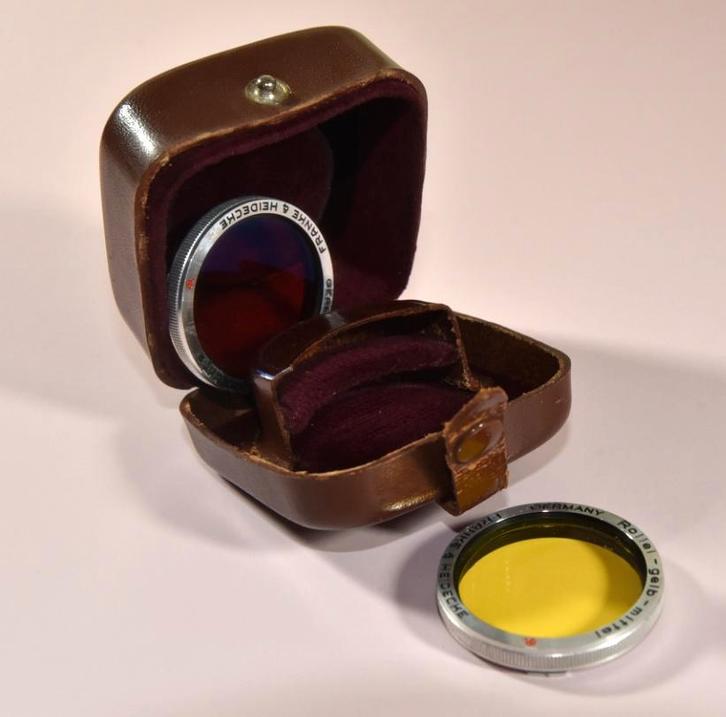 ROLLEIFLEX/ROLLEICORD Bay 1, Gele en Oranje filter, TV, Hi-fi & Vidéo, Photo | Filtres, Utilisé, Autres types, Autres marques