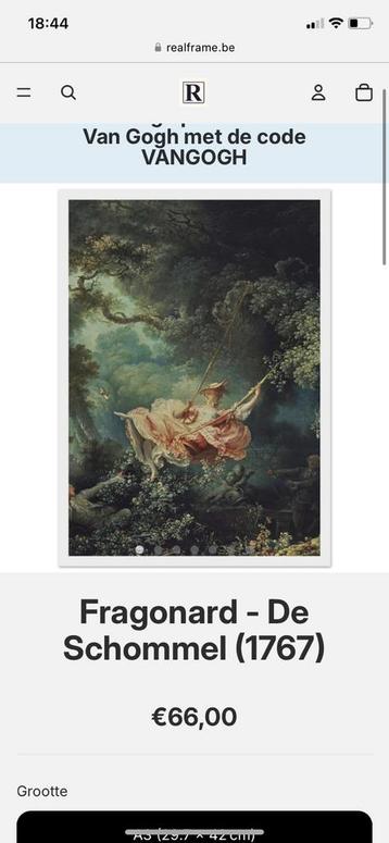 Fragonard - De Schommel beschikbaar voor biedingen