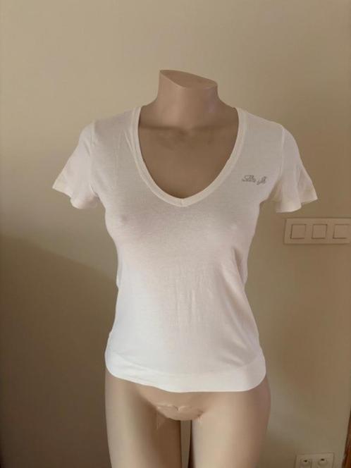 Tshirt Wit - Liu Jeans (S), Kleding | Dames, T-shirts, Zo goed als nieuw, Maat 36 (S), Wit, Korte mouw, Ophalen of Verzenden