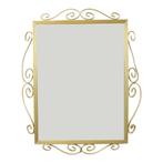 Hollywood Regency Spiegel Goudkleurig Mid-Century 74cm, Gebruikt, Ophalen of Verzenden, Nvt, Minder dan 100 cm