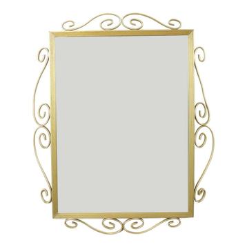 Hollywood Regency Spiegel Goudkleurig Mid-Century 74cm beschikbaar voor biedingen