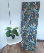 vliesbehang op vinyl, bloemenpatroon, bladeren, Huis en Inrichting, Ophalen of Verzenden, 75 m² of meer, Blauw, Ikea