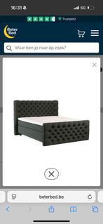 Boxspring Karisson 180X220 + bijhorende nachtkasten, Ophalen, Zo goed als nieuw