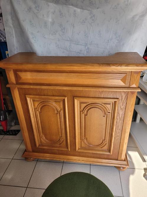 Eiken barkast Mancave, Huis en Inrichting, Kasten | Buffetkasten, Zo goed als nieuw, Met lade(s), Met deur(en), Met plank(en)