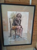 Schilderij get Hug 70 , AFM 95 op 75 kader inbegrepen, Ophalen