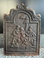 antieke haardplaat 'Rescue of Susanna by Daniel', Ophalen