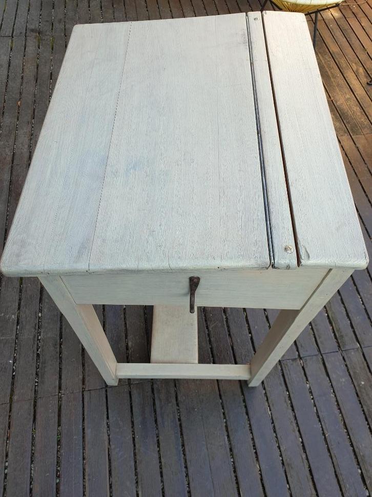 Oude antieken schoolbank, Antiek en Kunst, Antiek | Meubels | Stoelen en Sofa's, Ophalen