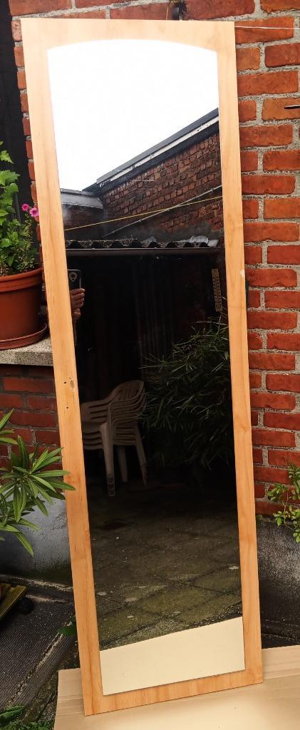 spiegel, Huis en Inrichting, Woonaccessoires | Spiegels, Zo goed als nieuw, 50 tot 75 cm, 150 tot 200 cm, Rechthoekig, Ophalen of Verzenden
