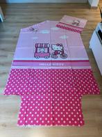 Éénpersoons dekbedovertrek hello kitty, Kinderen en Baby's, Ophalen of Verzenden, Zo goed als nieuw, Dekbedovertrek