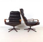 2x vintage draaifauteuil Deens design, Antiek en Kunst, Ophalen