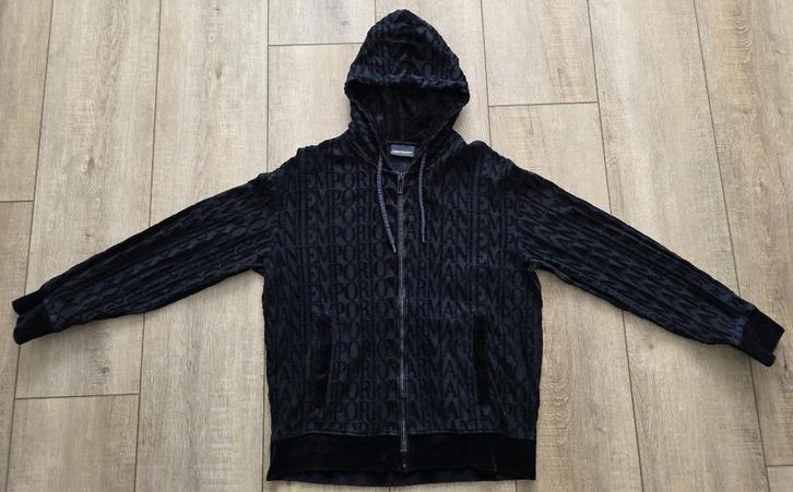 100% ORIGINELE Emporio Armani hoodie maat XL, Kleding | Heren, Truien en Vesten, Zo goed als nieuw, Maat 56/58 (XL), Zwart, Ophalen of Verzenden