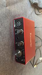 Focusrite scarlett solo, Computers en Software, Ophalen, Zo goed als nieuw