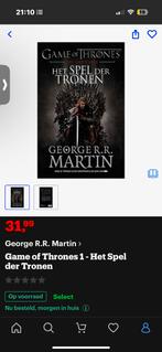 Game of thornes het spel der tronen, Boeken, Ophalen of Verzenden, Zo goed als nieuw