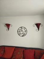 2 appliques murales ou décorations, Enlèvement, Comme neuf, Autres matériaux
